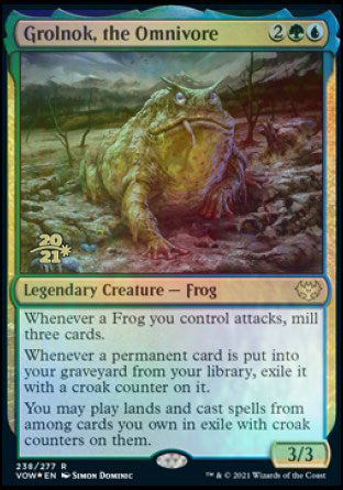 Grolnok, the Omnivore [Innistrad: Crimson Vow Prerelease Promos] - Evolution TCG
