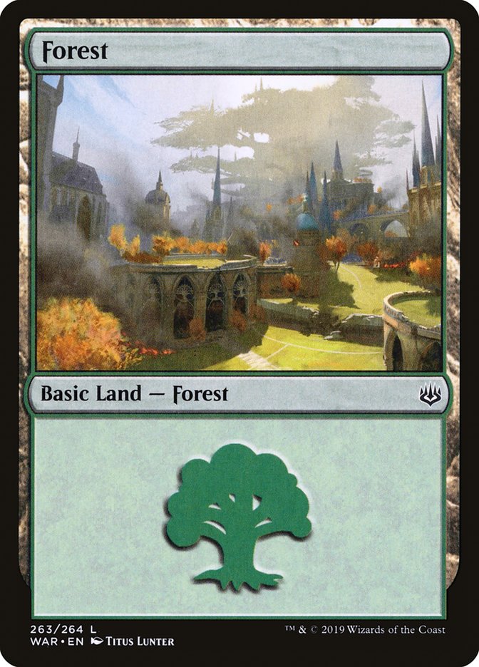 Forest (263) [War of the Spark] - Evolution TCG