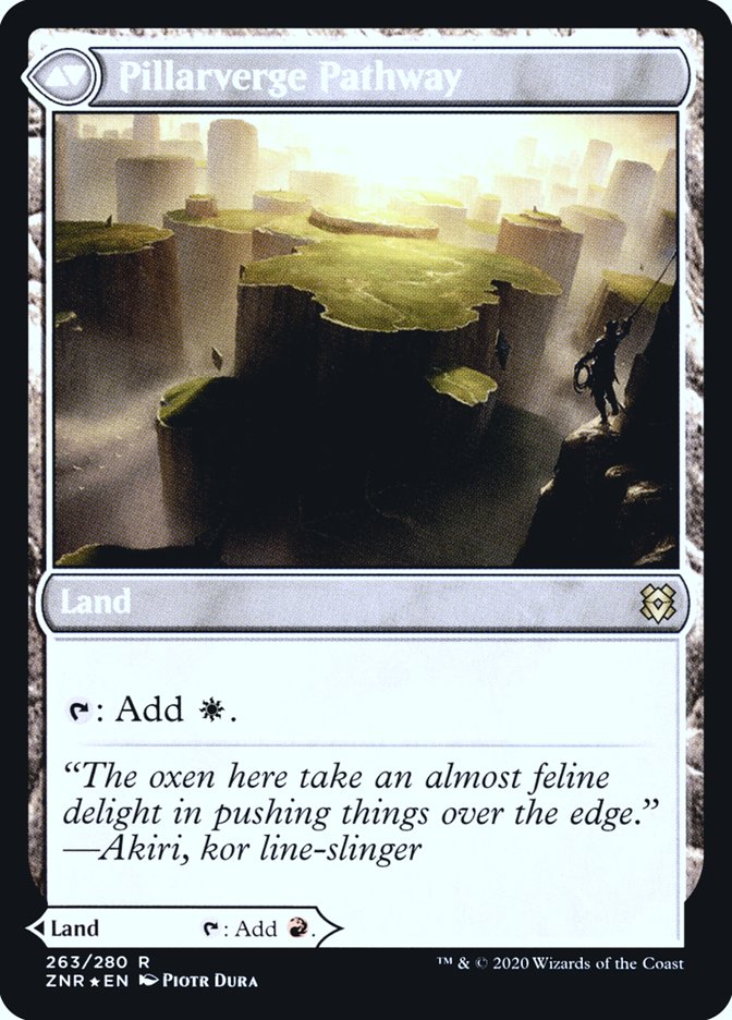 Needleverge Pathway // Pillarverge Pathway [Zendikar Rising Prerelease Promos] - Evolution TCG