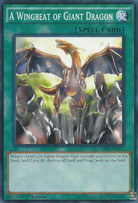 A Wingbeat of Giant Dragon [SR02-EN027] Common - Evolution TCG