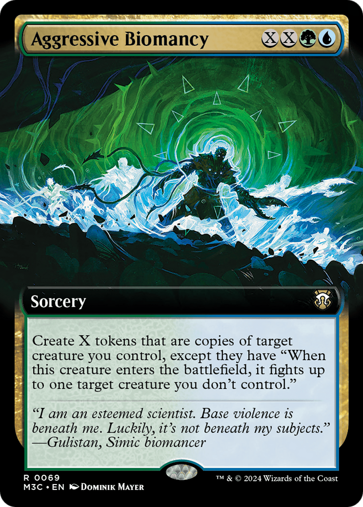 Aggressive Biomancy (Extended Art) [Modern Horizons 3 Commander] - Evolution TCG
