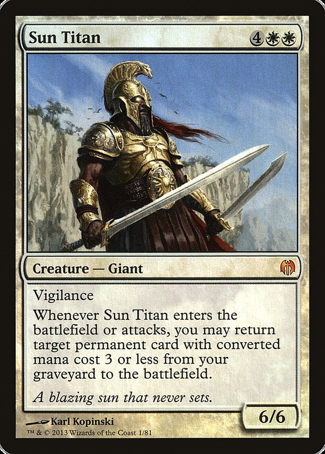 Sun Titan [Duel Decks: Heroes vs. Monsters] - Evolution TCG