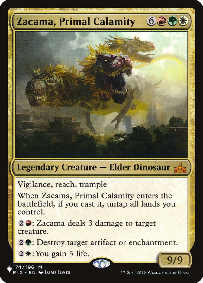 Zacama, Primal Calamity [The List] - Evolution TCG