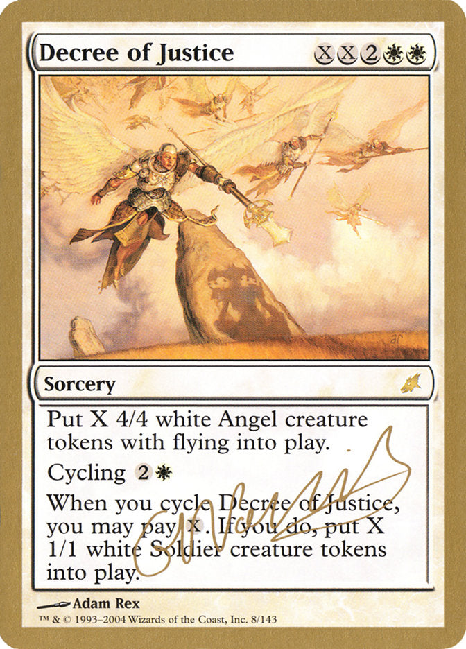 Decree of Justice (Gabriel Nassif) [World Championship Decks 2004] - Evolution TCG