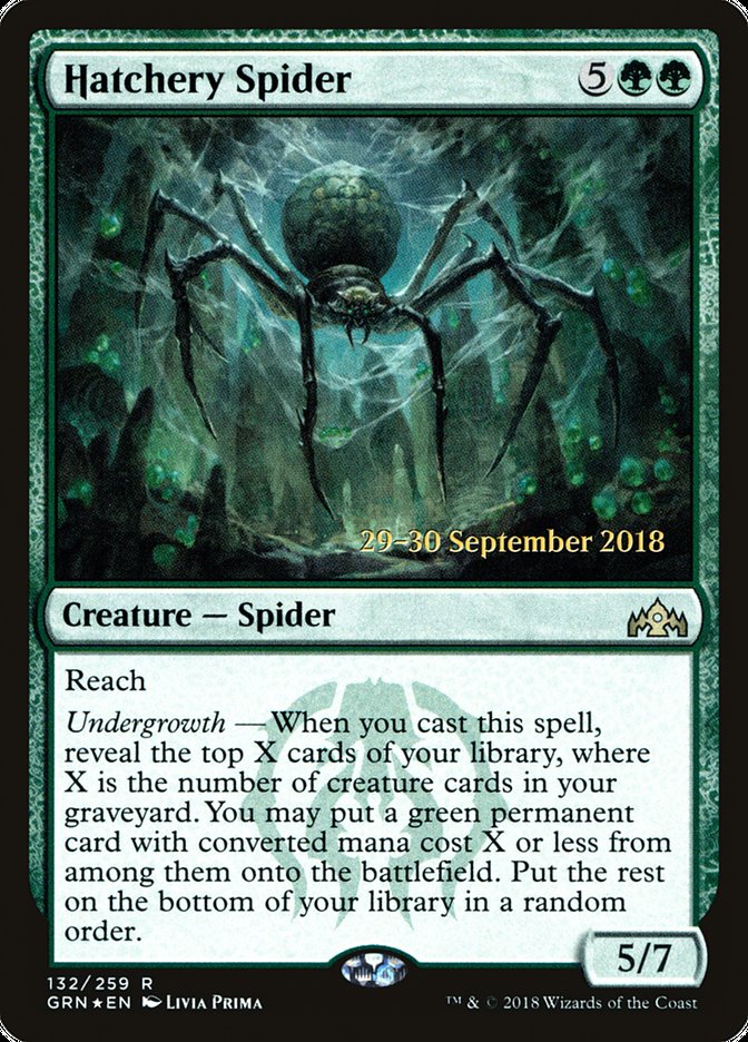 Hatchery Spider [Guilds of Ravnica Prerelease Promos] - Evolution TCG