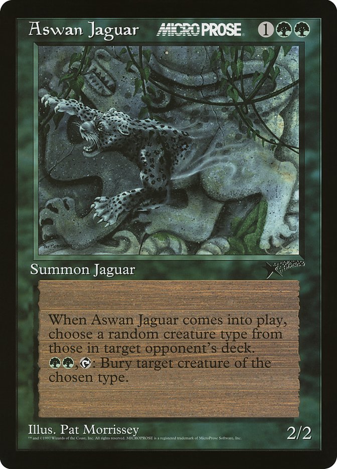 Aswan Jaguar [MicroProse Promos] - Evolution TCG