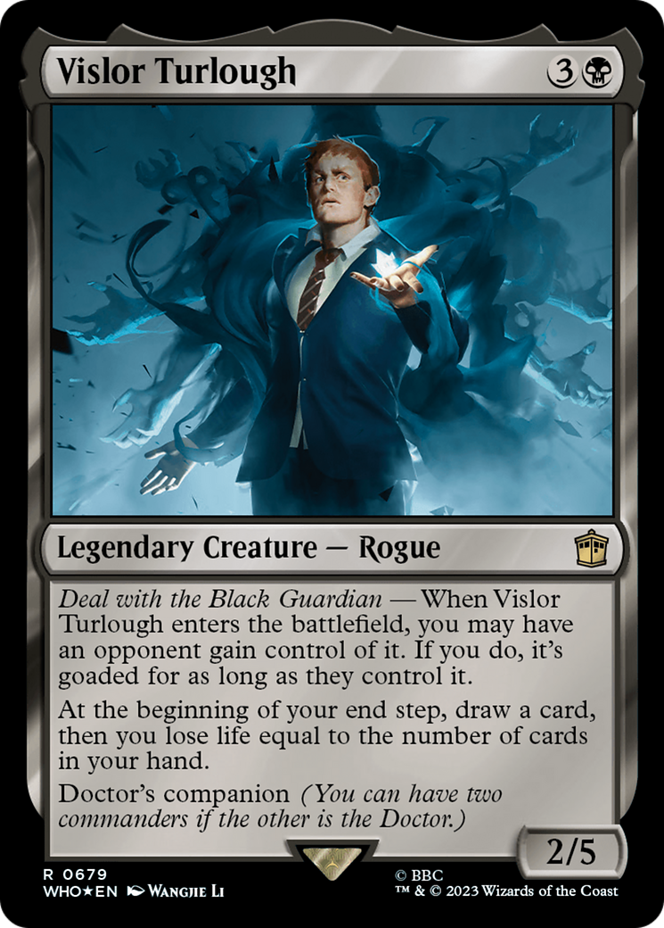 Vislor Turlough (Surge Foil) [Doctor Who] - Evolution TCG