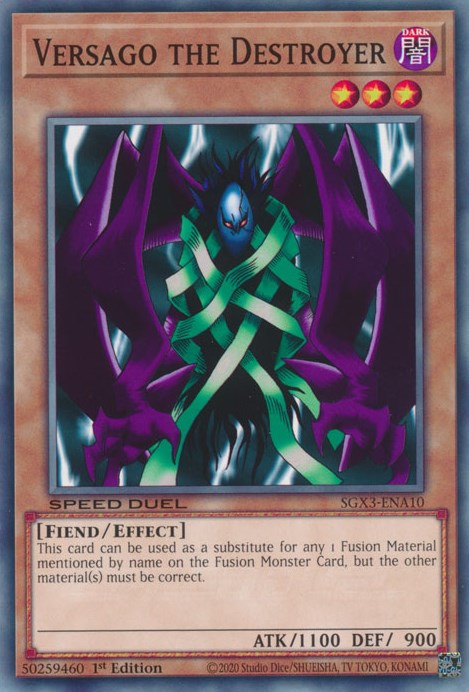 Versago the Destroyer [SGX3-ENA10] Common - Evolution TCG