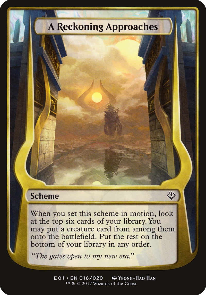 A Reckoning Approaches (Schemes) [Archenemy: Nicol Bolas Schemes] - Evolution TCG