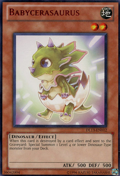 Babycerasaurus (Red) [DL13-EN012] Rare - Evolution TCG