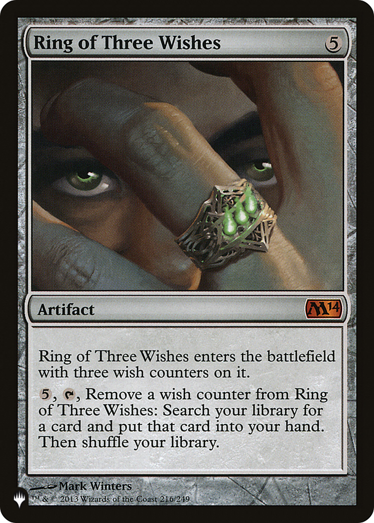 Ring of Three Wishes [The List] - Evolution TCG