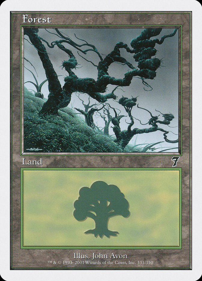 Forest (331) [Seventh Edition] - Evolution TCG