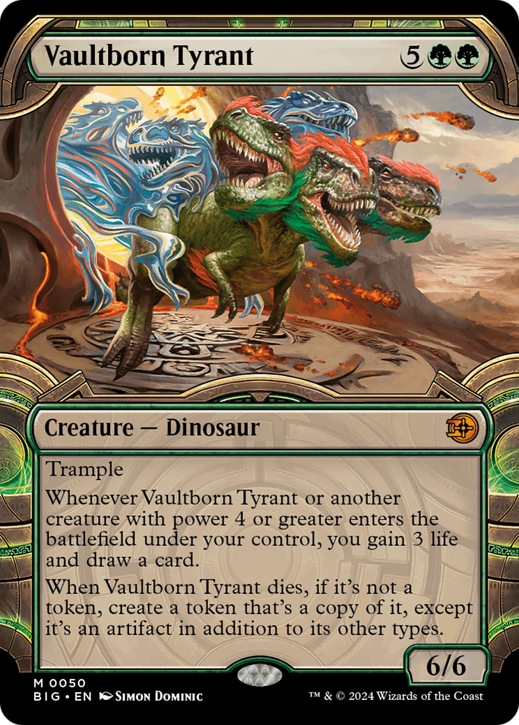 Vaultborn Tyrant (Showcase) [Outlaws of Thunder Junction: The Big Score] - Evolution TCG