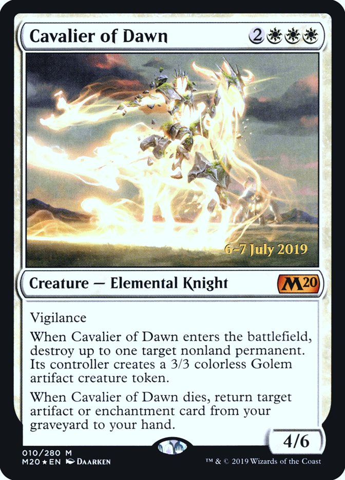 Cavalier of Dawn [Core Set 2020 Prerelease Promos] - Evolution TCG