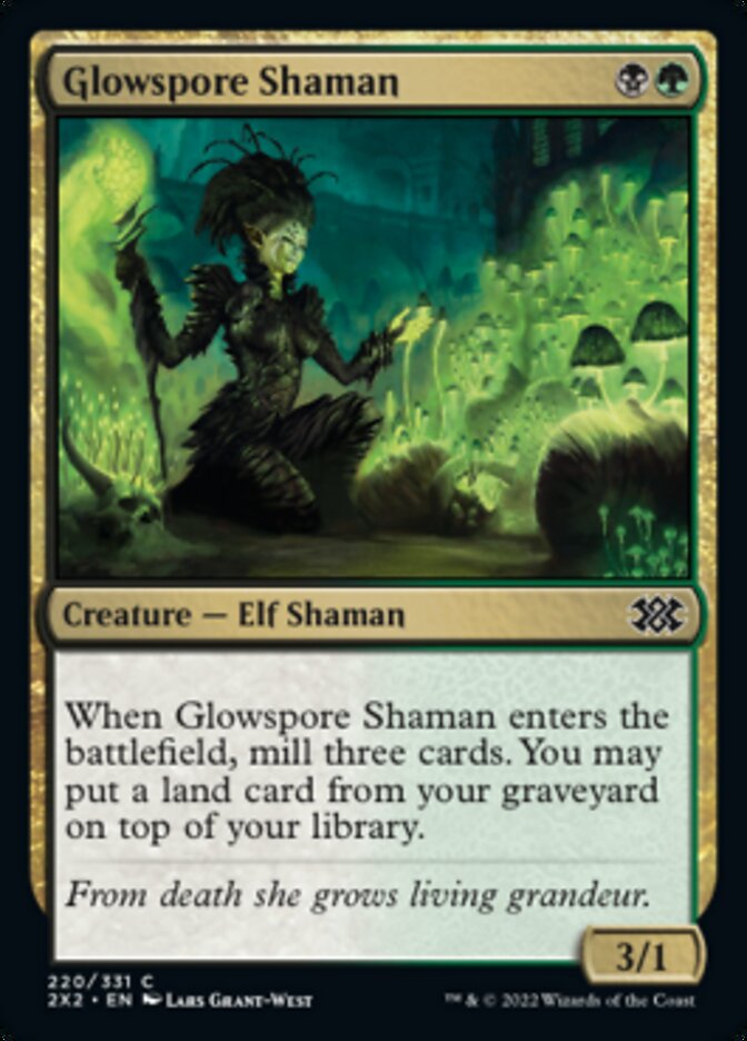 Glowspore Shaman [Double Masters 2022] - Evolution TCG