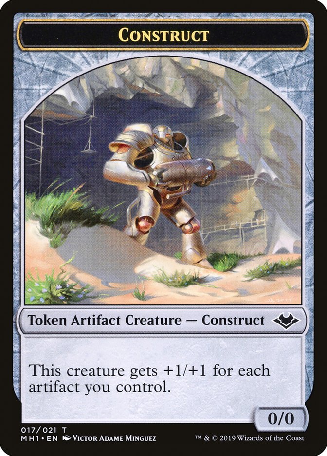 Soldier (004) // Construct (017) Double-Sided Token [Modern Horizons Tokens] - Evolution TCG