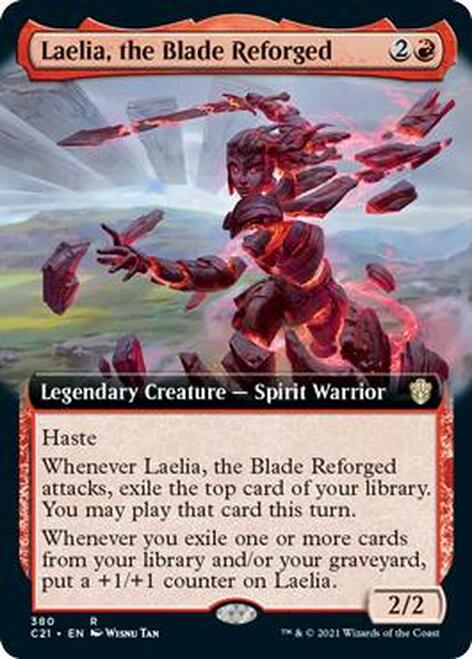 Laelia, the Blade Reforged (Extended Art) [Commander 2021] - Evolution TCG