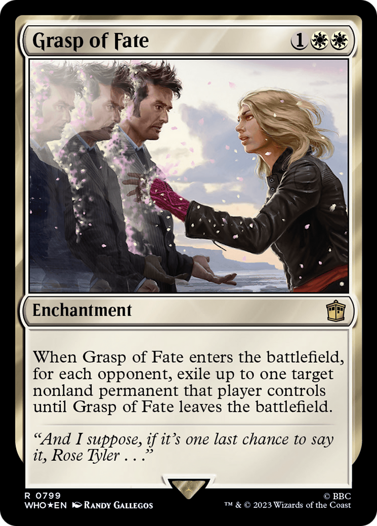 Grasp of Fate (Surge Foil) [Doctor Who] - Evolution TCG