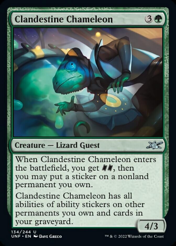 Clandestine Chameleon [Unfinity] - Evolution TCG