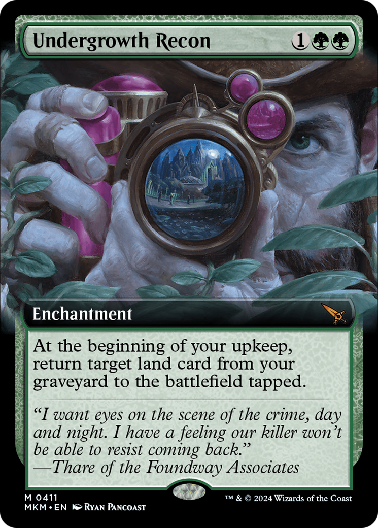 Undergrowth Recon (Extended Art) [Murders at Karlov Manor] - Evolution TCG