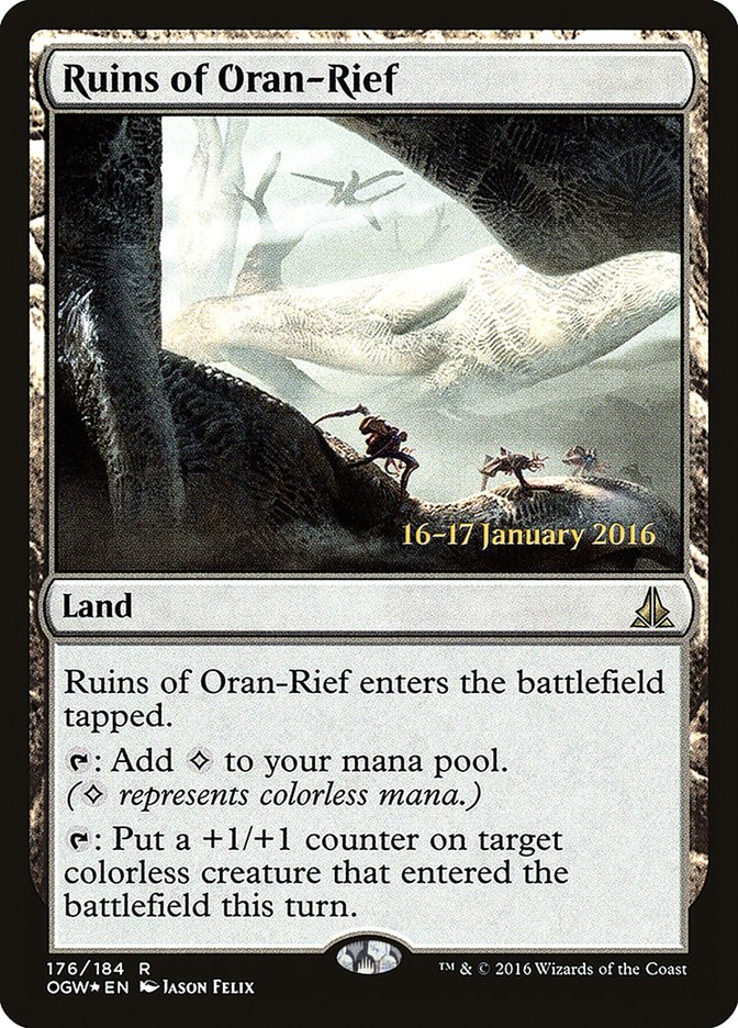 Ruins of Oran-Rief [Oath of the Gatewatch Prerelease Promos] - Evolution TCG