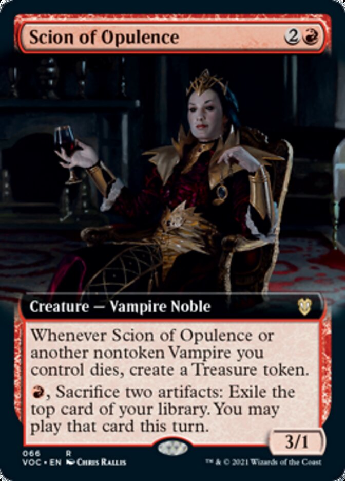 Scion of Opulence (Extended Art) [Innistrad: Crimson Vow Commander] - Evolution TCG