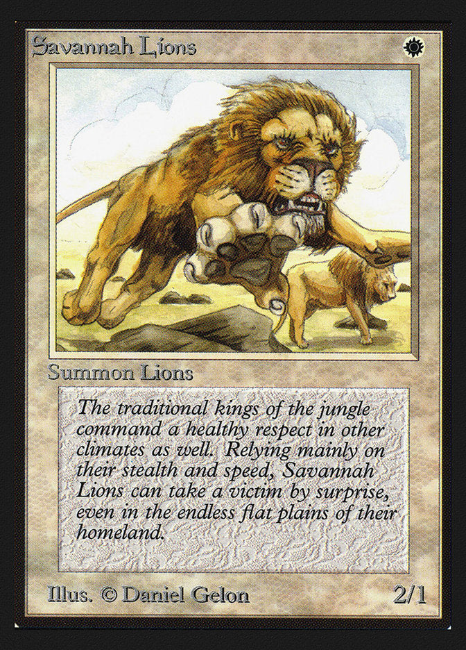 Savannah Lions [International Collectors' Edition] - Evolution TCG