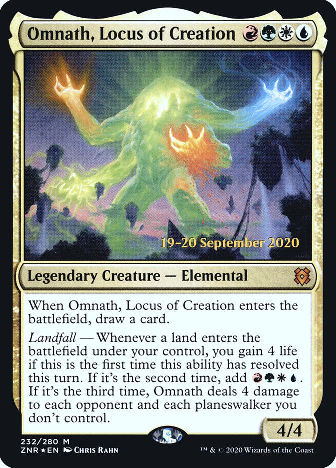 Omnath, Locus of Creation [Zendikar Rising Prerelease Promos] - Evolution TCG