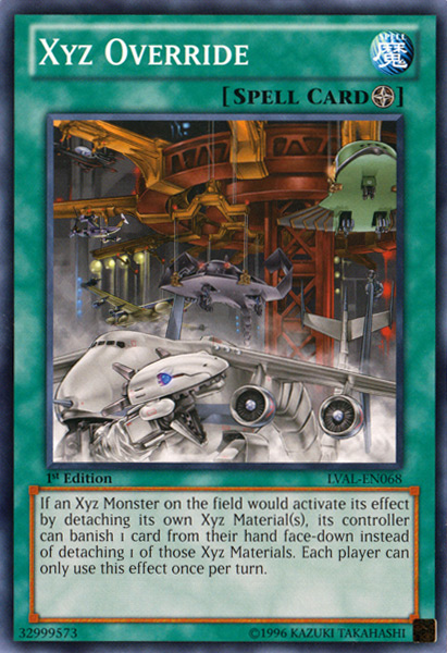 Xyz Override [LVAL-EN068] Common - Evolution TCG