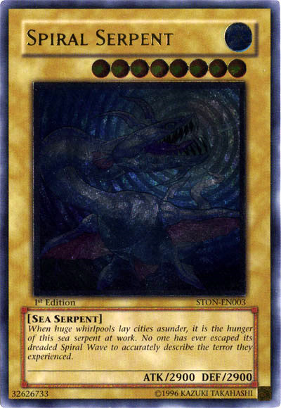 Spiral Serpent [STON-EN003] Ultimate Rare - Evolution TCG