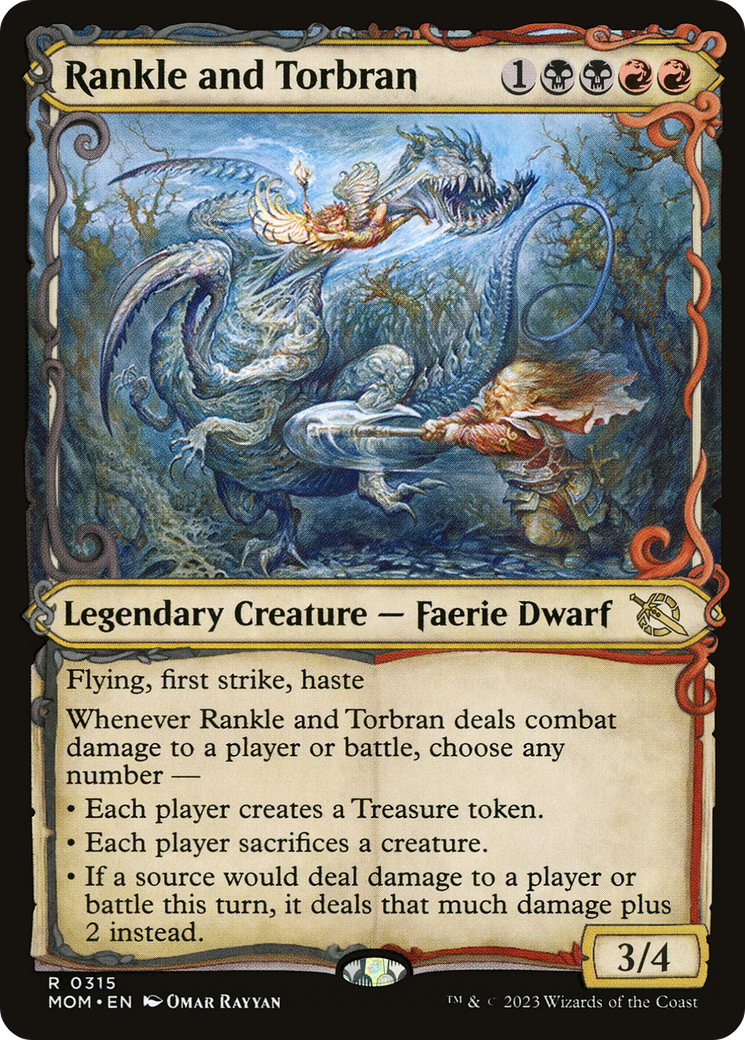 Rankle and Torbran (Showcase Planar Booster Fun) [March of the Machine] - Evolution TCG