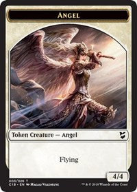 Angel // Cat Double-Sided Token [Commander 2018 Tokens] - Evolution TCG