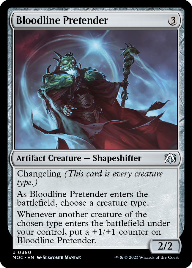 Bloodline Pretender [March of the Machine Commander] - Evolution TCG