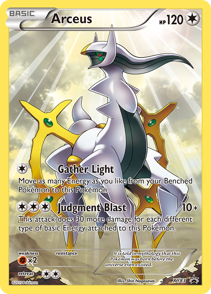 Arceus (XY83) [XY: Black Star Promos] - Evolution TCG