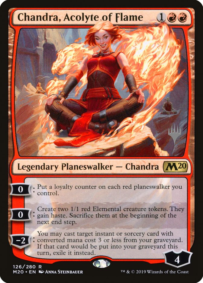 Chandra, Acolyte of Flame (Promo Pack) [Core Set 2020 Promos] - Evolution TCG