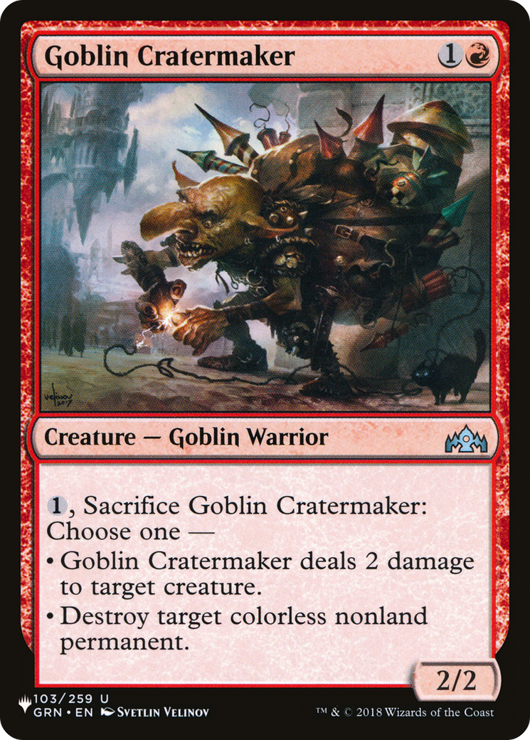 Goblin Cratermaker [The List] - Evolution TCG