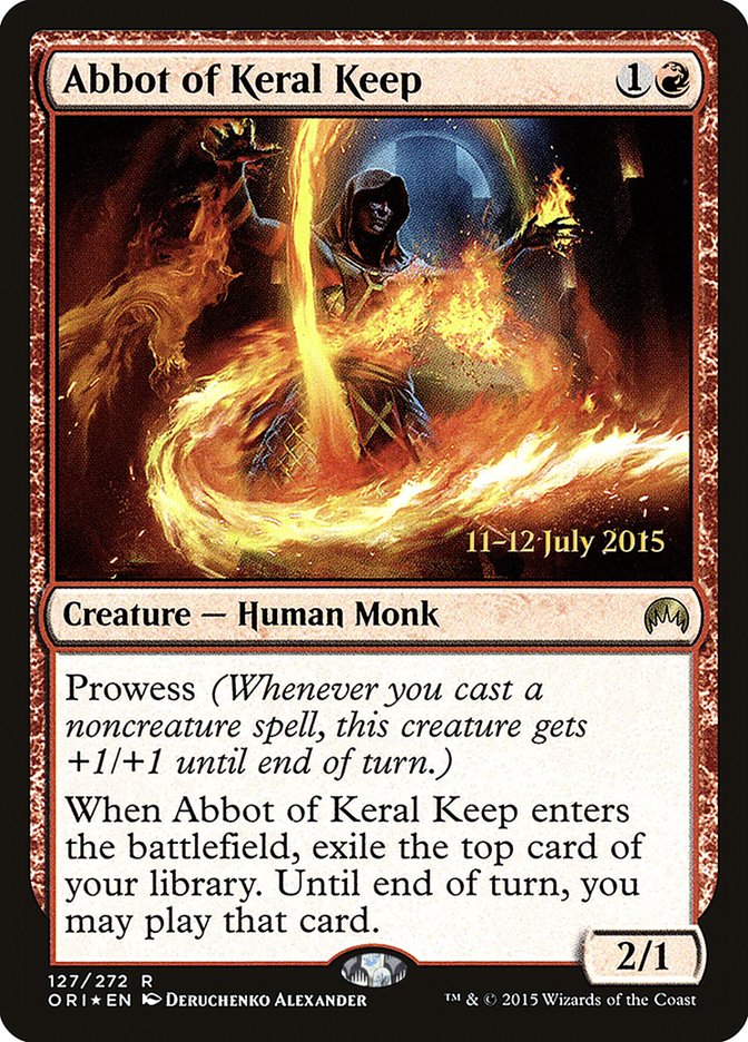 Abbot of Keral Keep [Magic Origins Prerelease Promos] - Evolution TCG