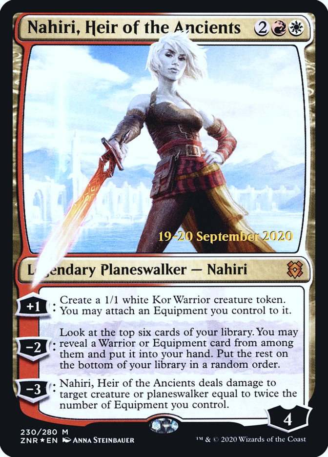 Nahiri, Heir of the Ancients [Zendikar Rising Prerelease Promos] - Evolution TCG