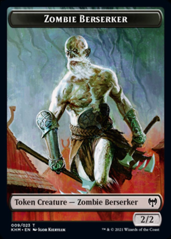 Zombie Berserker Token [Kaldheim Tokens] - Evolution TCG