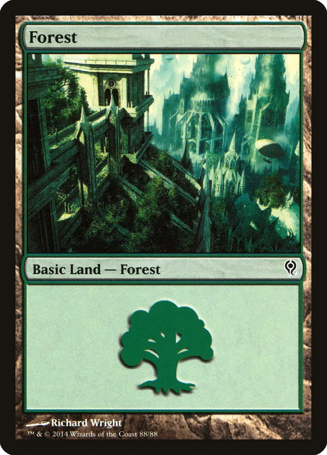 Forest (88) [Duel Decks: Jace vs. Vraska] - Evolution TCG