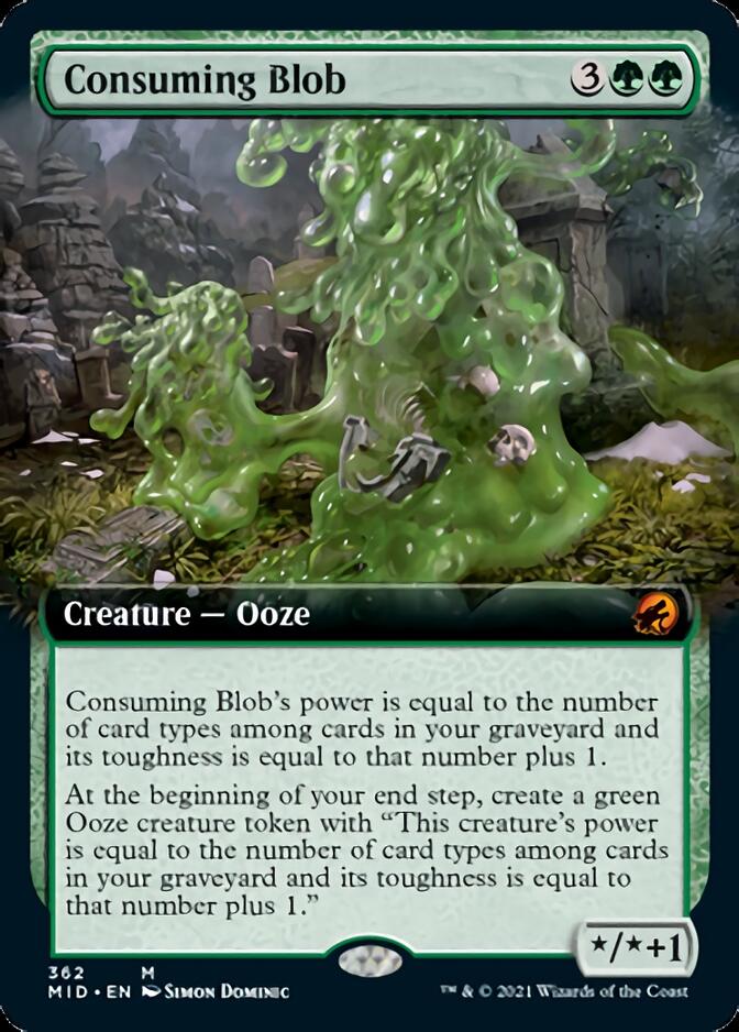 Consuming Blob (Extended Art) [Innistrad: Midnight Hunt] - Evolution TCG