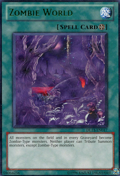 Zombie World (Green) [DL13-EN017] Rare - Evolution TCG