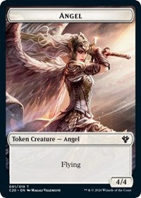 Angel // Elemental (010) Double-Sided Token [Commander 2020 Tokens] - Evolution TCG