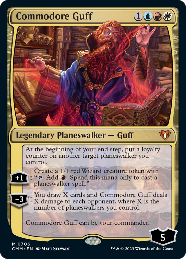 Commodore Guff [Commander Masters] - Evolution TCG