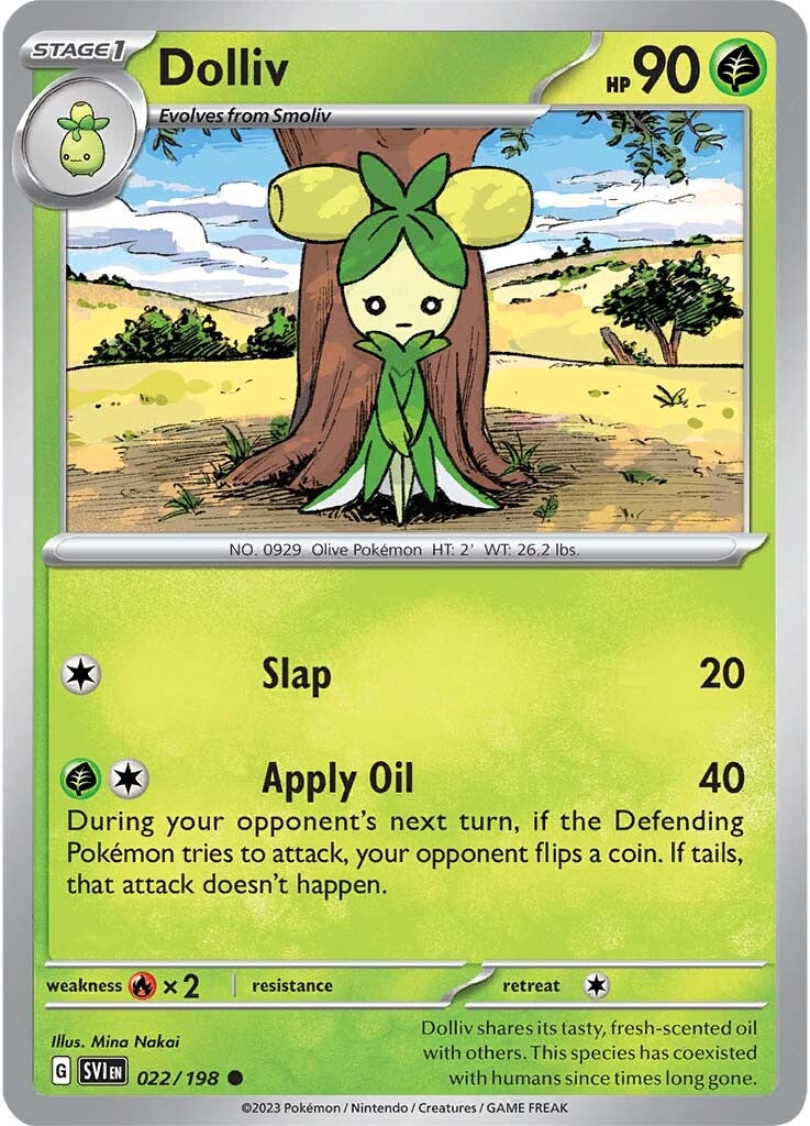 Dolliv (022/198) [Scarlet & Violet: Base Set] - Evolution TCG
