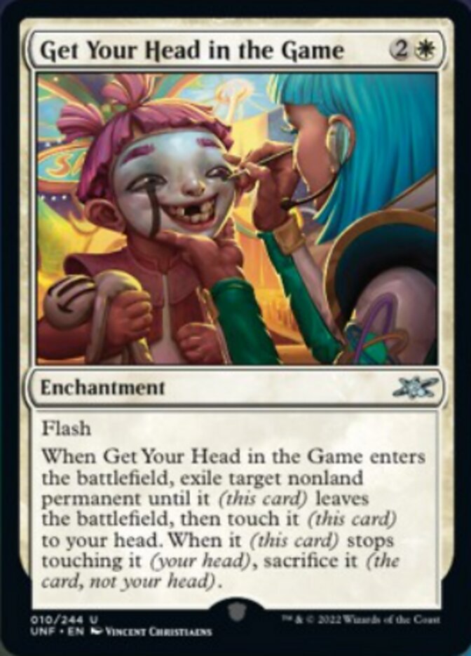 Get Your Head in the Game [Unfinity] - Evolution TCG