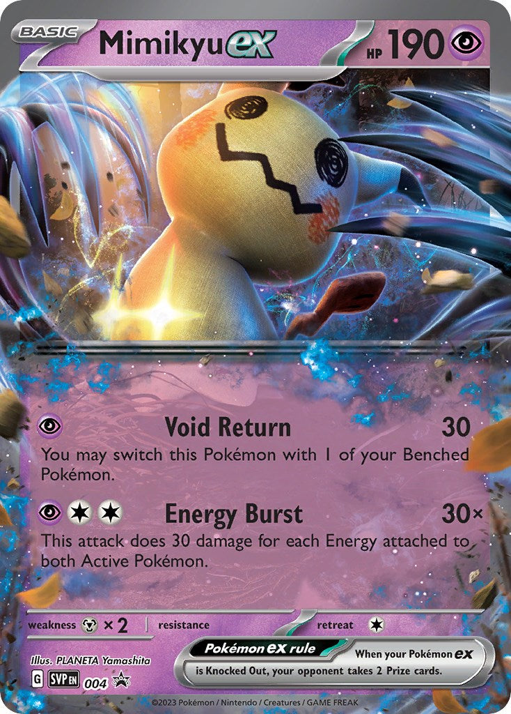 Mimikyu ex (004) [Scarlet & Violet: Black Star Promos] - Evolution TCG