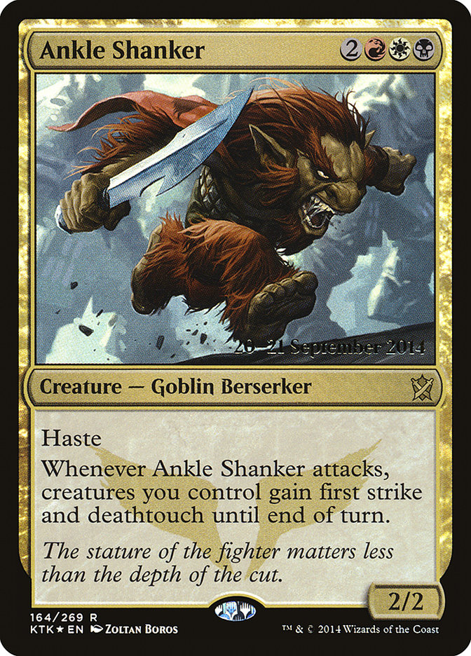 Ankle Shanker [Khans of Tarkir Prerelease Promos] - Evolution TCG