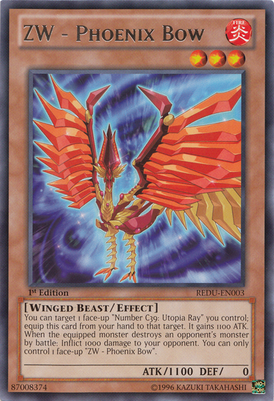 ZW - Phoenix Bow [REDU-EN003] Rare - Evolution TCG