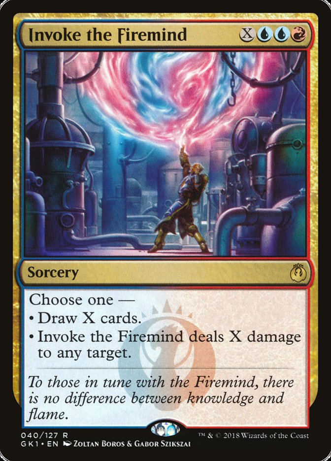 Invoke the Firemind [Guilds of Ravnica Guild Kit] - Evolution TCG
